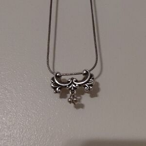 Brighton Silver Scroll Necklace